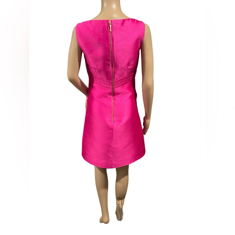 Kate Spade New York Dress Womens Origami A Line Pink Bow Size 2 - Picture 4 of 14